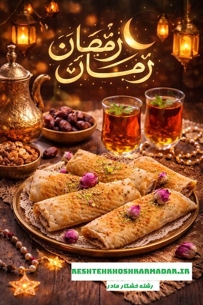 رشته خشکار برای افطار ماه رمضان